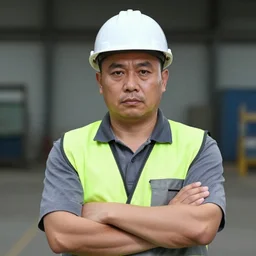 portrait photo of a unethical worker,