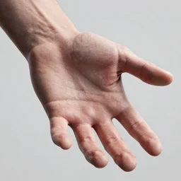 high detail rendering of a hand, subsurface scattering, mental ray, path tracing, 8 k, hdr