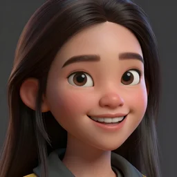 Clothed,worksafe.at CGSociety by WLOP,ilya kuvshinov,krenz cushart,Greg Rutkowski,trending on artstation.Zbrush sculpt colored,Octane render in Maya,Houdini VFX.Close-up cartoon young Filipino Malaysian Indonesian idol AV actress girl face,expressing joy,silky hair, deep eyes.Oil painting.Cinematic dramatic atmosphere,sharp focus,soft volumetric studio lighting.