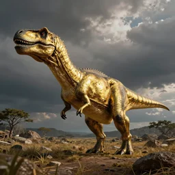 golden nessy dinosaur