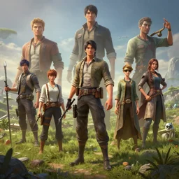 several character and environment designs, kim jung gi, Greg Rutkowski, Darek Zabrocki, Karlkka, Jayison Devadas, Phuoc Quan, trending on Artstation, 8K, ultra wide angle, pincushion lens effect