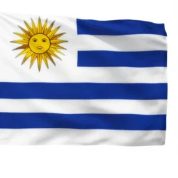 psychedelic uruguay flag