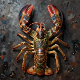 zoological portrait of a human lobster by kuldar leement by ruan jia by brad rigney by micha karcz by brad rigney