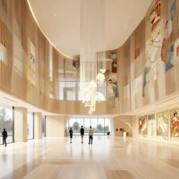 alibaba headquarters interior designed by vavestudio, pico arts, rendered by artgerm and greg rutkowski and alphonse mucha