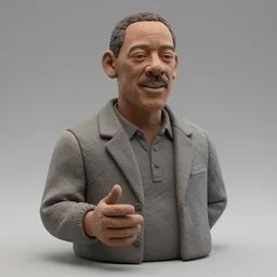 bill cosby made out of polymer clay detailed sculpture trending on artstation