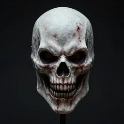 blanchitsu assassin head, terrifying, grimdark, photorealistic, closeup, symmetrical, artstation