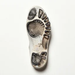 forensic shoe sole imprint.