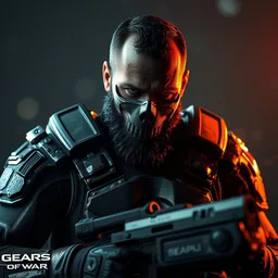 joe biden biden as the punisher in gears of war, splash art, movie still, cinematic lighting, ray tracing, octane render, long lens, shallow depth of field, bokeh, anamorphic lens flare, 8 k, hyper detailed, 3 5 mm film grain