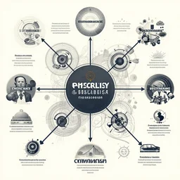 a poster that visually represents the relationships between various conspiracy theories, intricate, detailed, trending on artstation