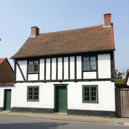 the front side of a commoners house, year 1 7 7 1