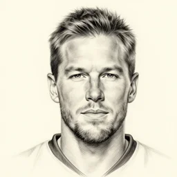 a caricature of tom brady's face, a pencil sketch by william stout, behance, hyperrealism, 2 d, hyper realism, sabattier filter, excessive, goofy