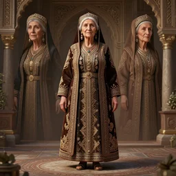hyperrealistic mixed media high resolution image of a beautiful Kurdish grandmother, stunning 3d render inspired art by István Sándorfi and Greg Rutkowski and Unreal Engine, perfect symmetry, 8k octane beautifully detailed render, post-processing, extremely hyper-detailed, intricate, epic composition, highly detailed attributes, highly detailed atmosphere, full body shot, cinematic lighting, masterpiece, trending on artstation, very very detailed, masterpiece, stunning, perfection,