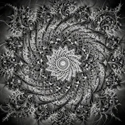 mathematically generated fractal pattern