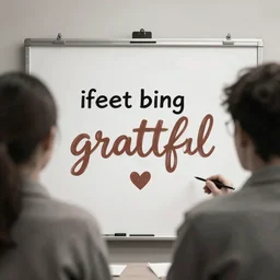 a photographic representation of the feeling of being grateful, 4 k, detailed