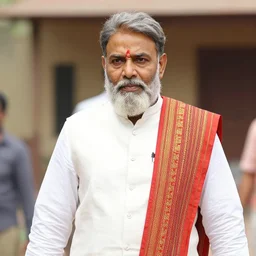 arvind kejriwal in a tribal dress