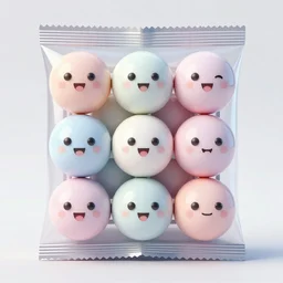 8 k 3 d model rendering of japanese candy package, high textured, conceptual, intricate detailed painting, illustration sharp detail, manga 1 9 9 0