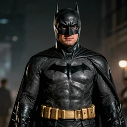 Rowan Atkinson as Batman, 4k, detailed, dinamic lighting