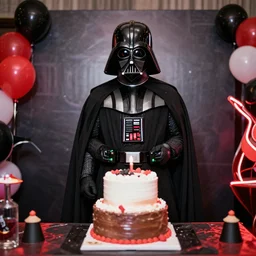 birthday party photos of darth vader