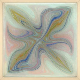 pastel drawing of tempered glass art abstract fluid marble euphoria vintage colors nostalgia series 1 9 7 0 s