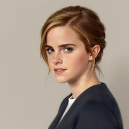 Digital art of Emma Watson by RossDraws