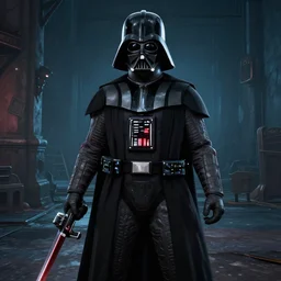 Screenshot of Darth Vader in Dead By Daylight game