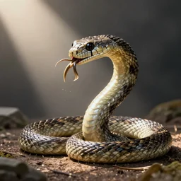 a snake eating itself