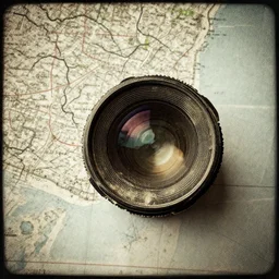 grunge map old picture lens dirt