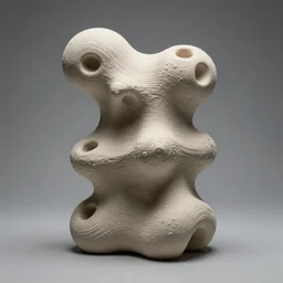 a 3 d print with organic and weird form, adverting photography, studio lighting, ulra realistic, 5 0 mm