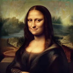 the monalisa as an emo girl