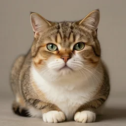 smiling (((fat))) cat by Rembrandt