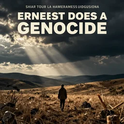 a movie poster for the film ernest does a genocide