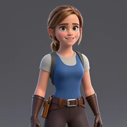 emma watson as a pixar character cgsociety octane render unreal engine redshift render trending on artstation trending on artstation render blender behance cg superhero