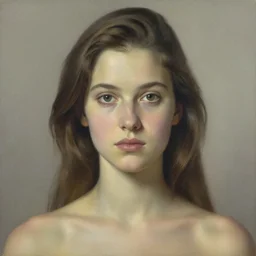 beautiful girl portrait by robert mccall