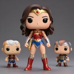 fashion model full body character gal gadot face as wonder woman by sandra chevrier by yoji shinkawa action figure funko pop, nendoroid, octane render, cgsociety,, anime, disney, pixar, 8 k, hd, dof, volumetric lighting cute, by alex ross