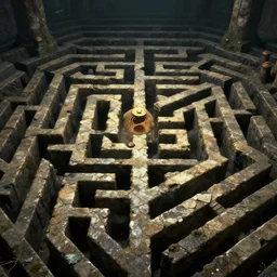 an endless maze of sewer tunnels, fantasy art, dungeons and dragons, digital art, 8 k resolution