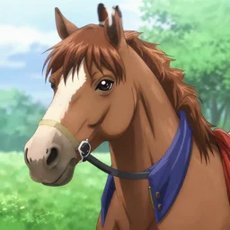haruhi suzumiya with horse head