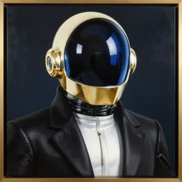 daft punk a fine art painting by jeff koons, cgsociety, funk art, fine art, renaissance painting, artwork