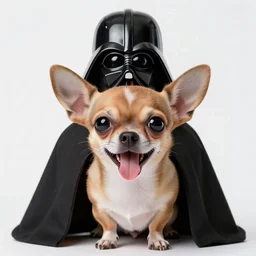 a ultradetailed beautiful panting of chihuahua as darth vader, by ilya kuvshinov, greg rutkowski and makoto shinkai, trending on artstation