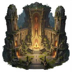 the most amazing dream you ever had about a fantasy dungeon, hyper realistic, concept art, intricate, hyper detailed, smooth, ambient volumetric lighting, high contrast, vibrant, hd, octane, jim burns, moebius!!!