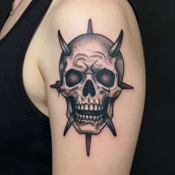 an ugly tattoo,