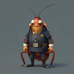 cockroach character, securityguard, warhammer fantasy : : head torso legs : : horton hears a who : : artstation