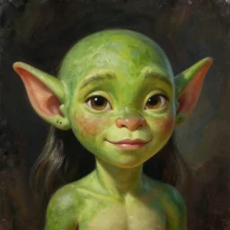 cute concept art fantasy painting of a young feminine orc boy, green skin, toned, lithe, smooth cute face, by artgerm, sylvain sarrailh, rossdraws, wlop, fursona, furaffinity, furry, deviant art, global illumination, tankoban, oil on canvas, smooth details, pixar animation style