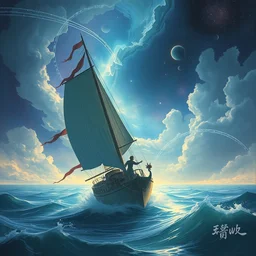 a mind forever voyaging, fantasy, sea, cosmos, eternity, bayard wu