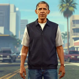 Barack Obama as a GTA V character