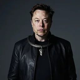 elon musk as a medieval night, studio portrait