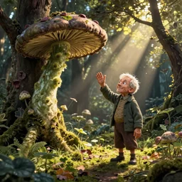 fungus the bogeyman waving goodbye to raymond briggs
