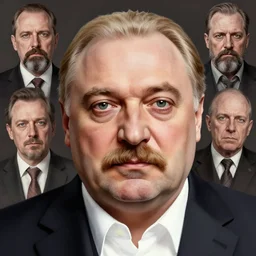 aleksandr lukashenko face and mustache, horror, by donato giancola and greg rutkowski and wayne barlow and zdzisław beksinski, realistic face, digital art
