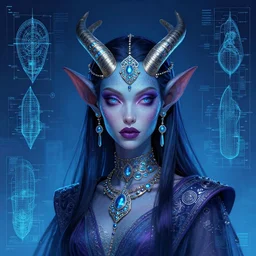 portrait of jewel djinn priest in the style of Rob Lefield and Dan Mumford , trending on artstation, digital art,surrealism ,macro,blueprint ,vaporwave ,