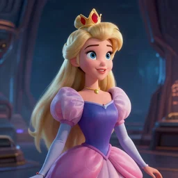 princess daphne character portrait, by don bluth, sci - fi environment, highly detailed, dynamic shadows, 4 k, wallpaper - 1 0 2 4