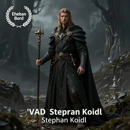 elven bard, dark fantasy art by Stephan Koidl